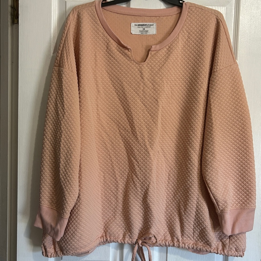 Women's Pink Quilted Top